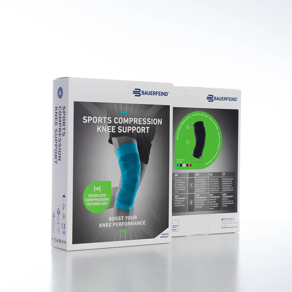 Compression Knee Support Packaging